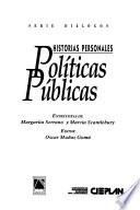 libro Historias Personales, Políticas Públicas
